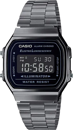 CASIO MEN'S VINTAGE WATER RESISTANT A168WGG-1BVT