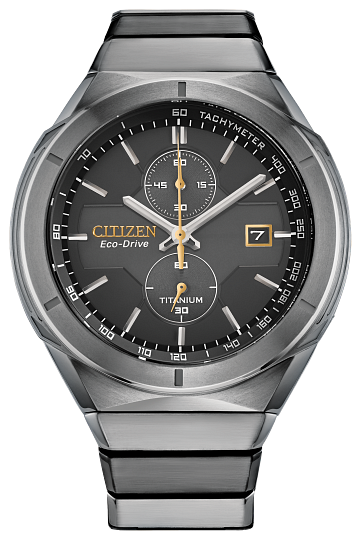 CITIZEN GENTS TITANIUM ARMOR CHRONOGRAPH WATCH CA7058-55E