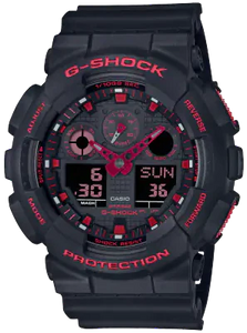 CASIO MENS G-SHOCK WATER RESIST GA100BNR-1A