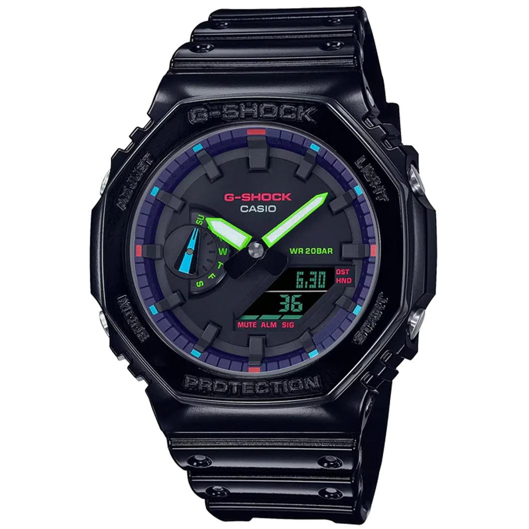 CASIO MENS G-SHOCK GA2100RGB-1A