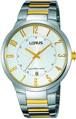 LORUS MEN'S CLASSIC ANALOG TWO-TONE