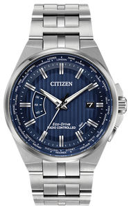 CITIZEN MEN'S WORLD PERPETUAL ECO DRIVE RADIO CONTROLLED CB0160-51L