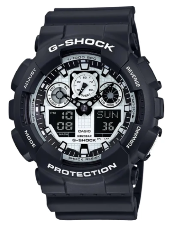 CASIO MEN'S G SHOCK GA110BW-1A