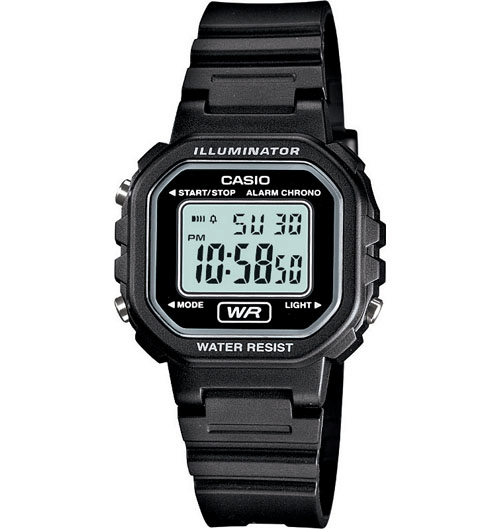 CASIO WOMEN'S DIGITAL WATCH BLACK LA-20WH-1CCF