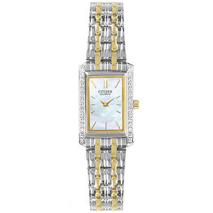 CITIZEN WOMEN'S TWO-TONE MOTHER OF PEARL EK1124-54D