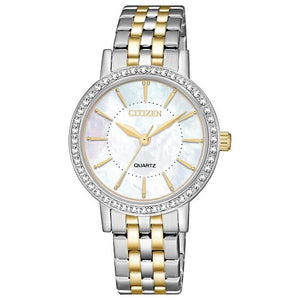 CITIZEN WOMEN'S QUARTZ WATCH MOTHER OF PEARL EL3044-89D