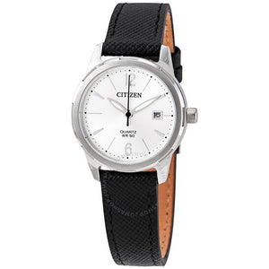 CITIZEN WOMEN'S QUARTZ LEATHER WATCH EU6070-01A