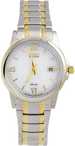 CITIZEN WOMEN'S 2-TONE ECO DRIVE WATCH EW1914-56A