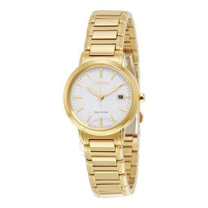 CITIZEN WOMEN'S GOLD TONE ECO DRIVE WATCH EW2372-51A