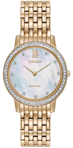 CITIZEN WOMEN'S SILHOUETTE CRYSTAL ECO-DRIVE EX1483-50D