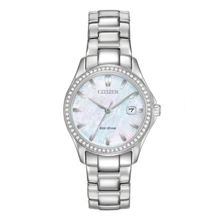 CITIZEN WOMEN'S ECO-DRIVE LADIES' MOTHER OF PEARL DIAL FE1140-86D