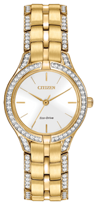 CITIZEN WOMEN'S SILHOUETTE CRYSTAL ECO-DRIVE FE2062-58A