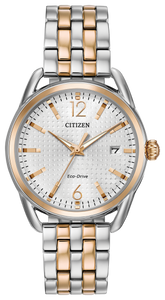 CITIZEN WOMEN'S TWO-TONE ECO DRIVE WATCH FE6086-74A