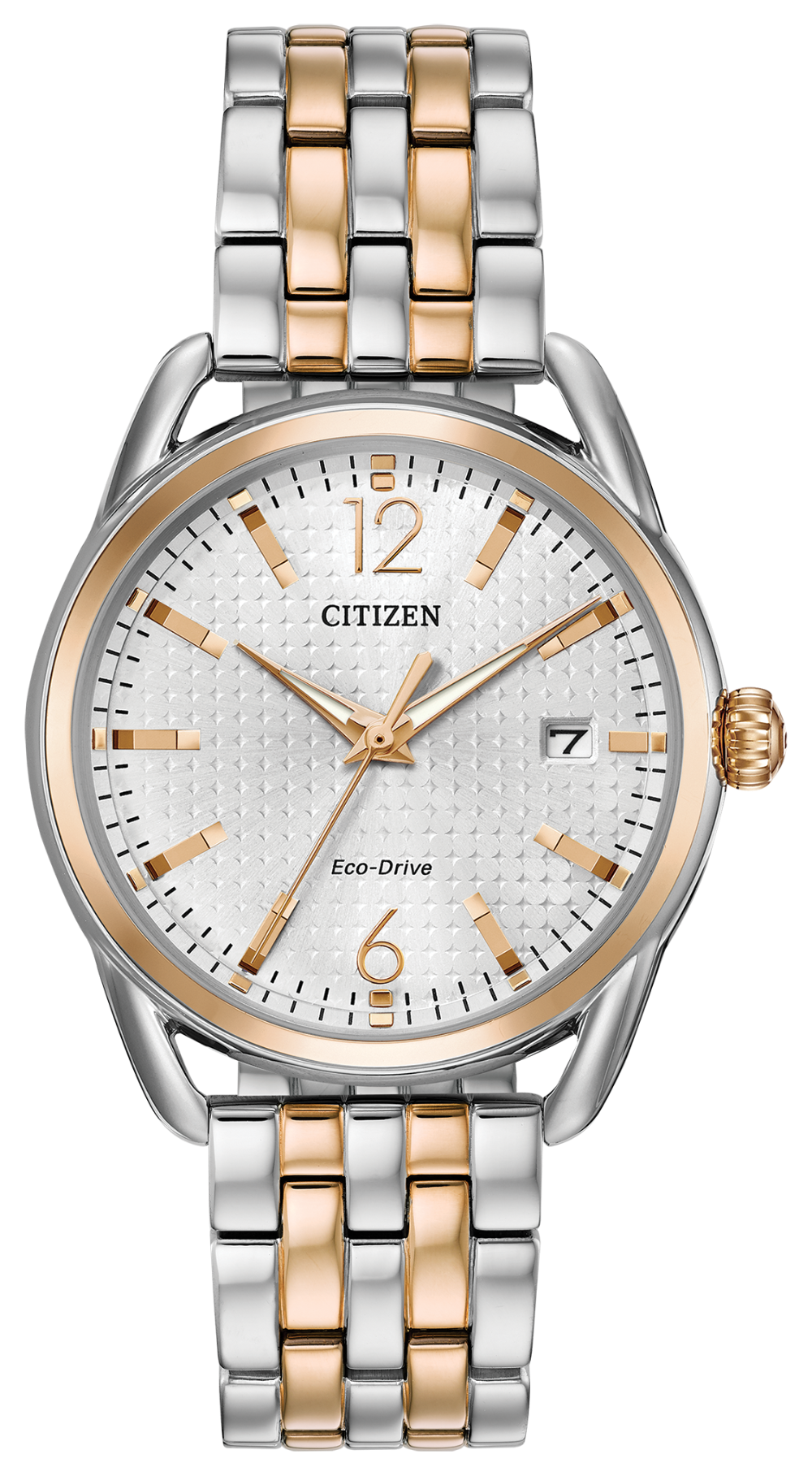 CITIZEN WOMEN'S TWO-TONE ECO DRIVE WATCH FE6086-74A