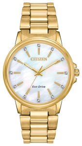 CITIZEN LADY'S ECO-DRIVE WITH CRYSTAL ACCENT FE7032-51D