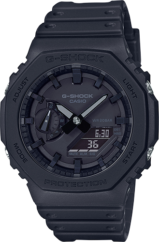 CASIO MEN'S G-SHOCK DOUBLE LED GA2100-1A1