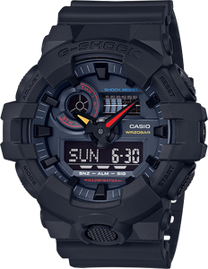 CASIO MEN'S G SHOCK SPORTS BLACK GA700BMC-1A