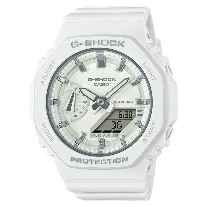 CASIO WOMENS G SHOCK WHITE RESIN GMAS2100-7ACR