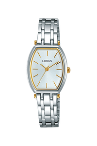 LORUS WOMEN'S QUARTZ WR 30M TWO-TONE STAINLESS STEEL RG201M