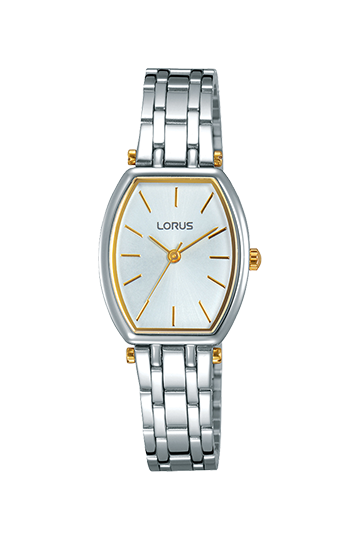 LORUS WOMEN'S QUARTZ WR 30M TWO-TONE STAINLESS STEEL RG201M