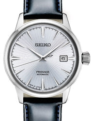 Seiko leather clearance watch