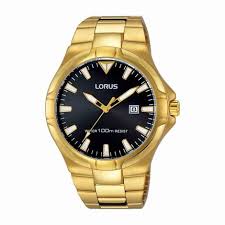 LORUS MEN'S WATER RESIST 100M SCREW CASE LUMINOUS RH976G