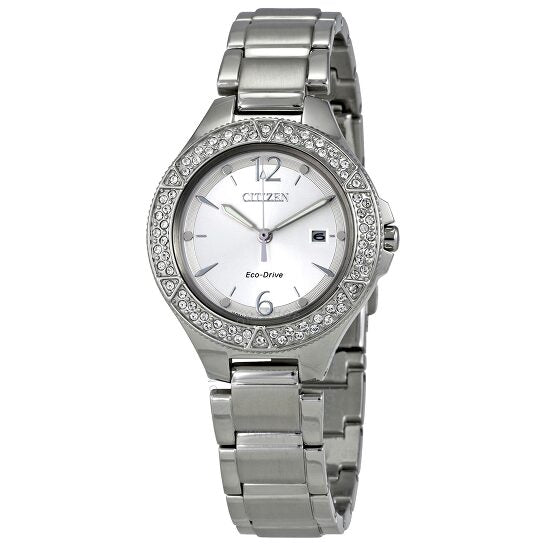 CITIZEN WOMEN'S CITIZEN WITH SWAROVSKI CRYSTAL ECO DRIVE FE1160-54A