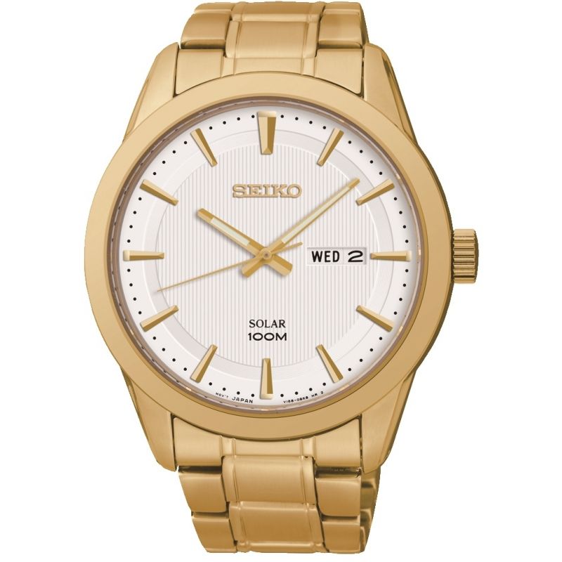 SEIKO MEN'S SOLAR POWERED WATCH SNE366P1